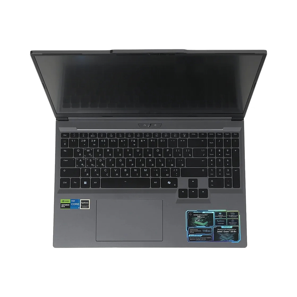Ноутбук Maibenben X16C-i54456 Core i5 14450HX 16Gb SSD1Tb NVIDIA GeForce RTX 5060 8Gb 16" IPS FHD+ (1920x1200) Windows 11 Home grey WiFi BT Cam 5200mAh (X16C-I544560G44HG4E10) — KSKSHOP.RU