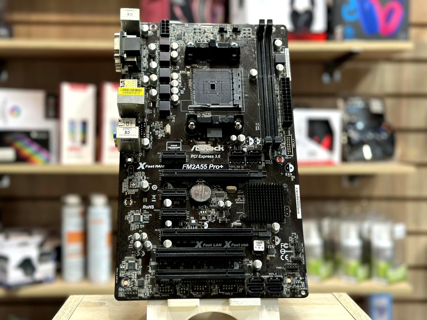 картинка [Б/У] Материнская плата ASRock FM2A55 Pro+ | FM2+ от магазина Одежда+