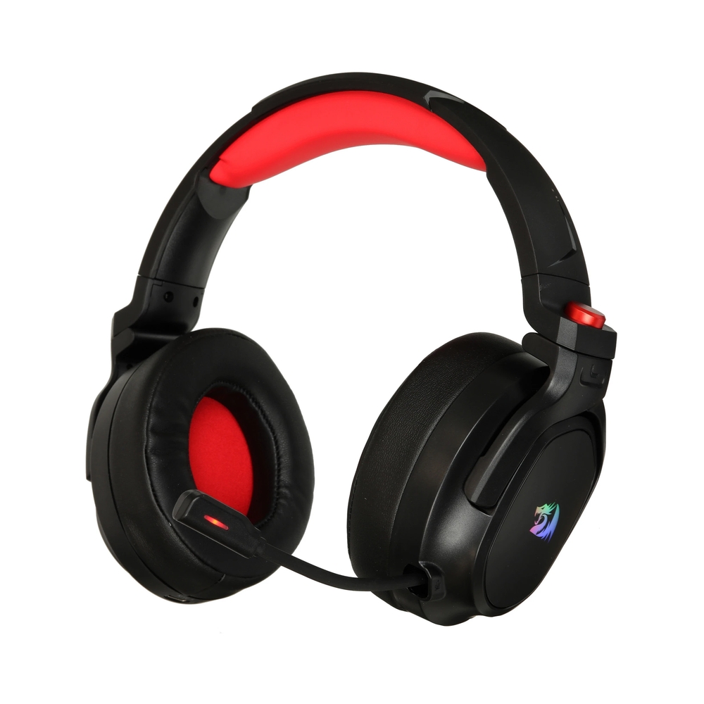 Беспроводные/проводные наушники Redragon Nomen RGB черный  slide 1 to 9 of 14 — KSKSHOP.RU