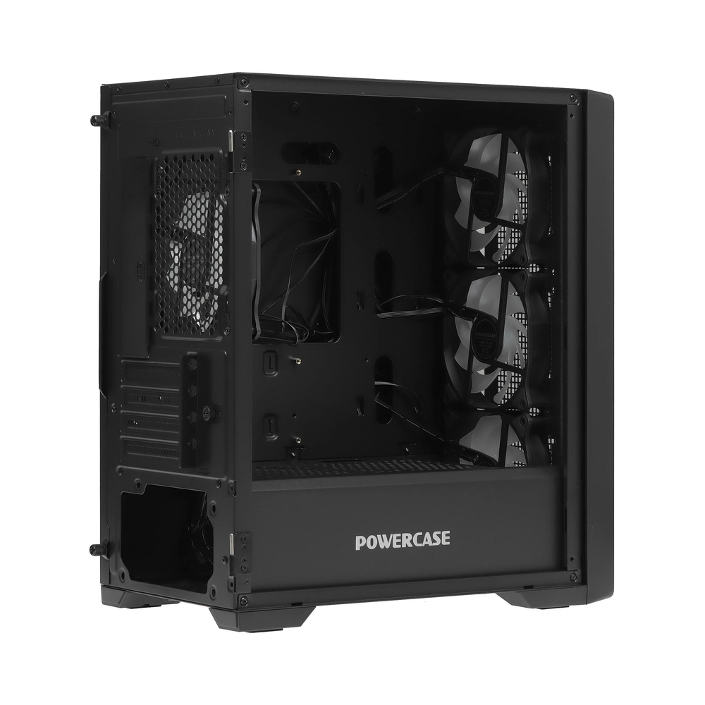 картинка Корпус Powercase ByteFlow Micro Black, черный от магазина Одежда+
