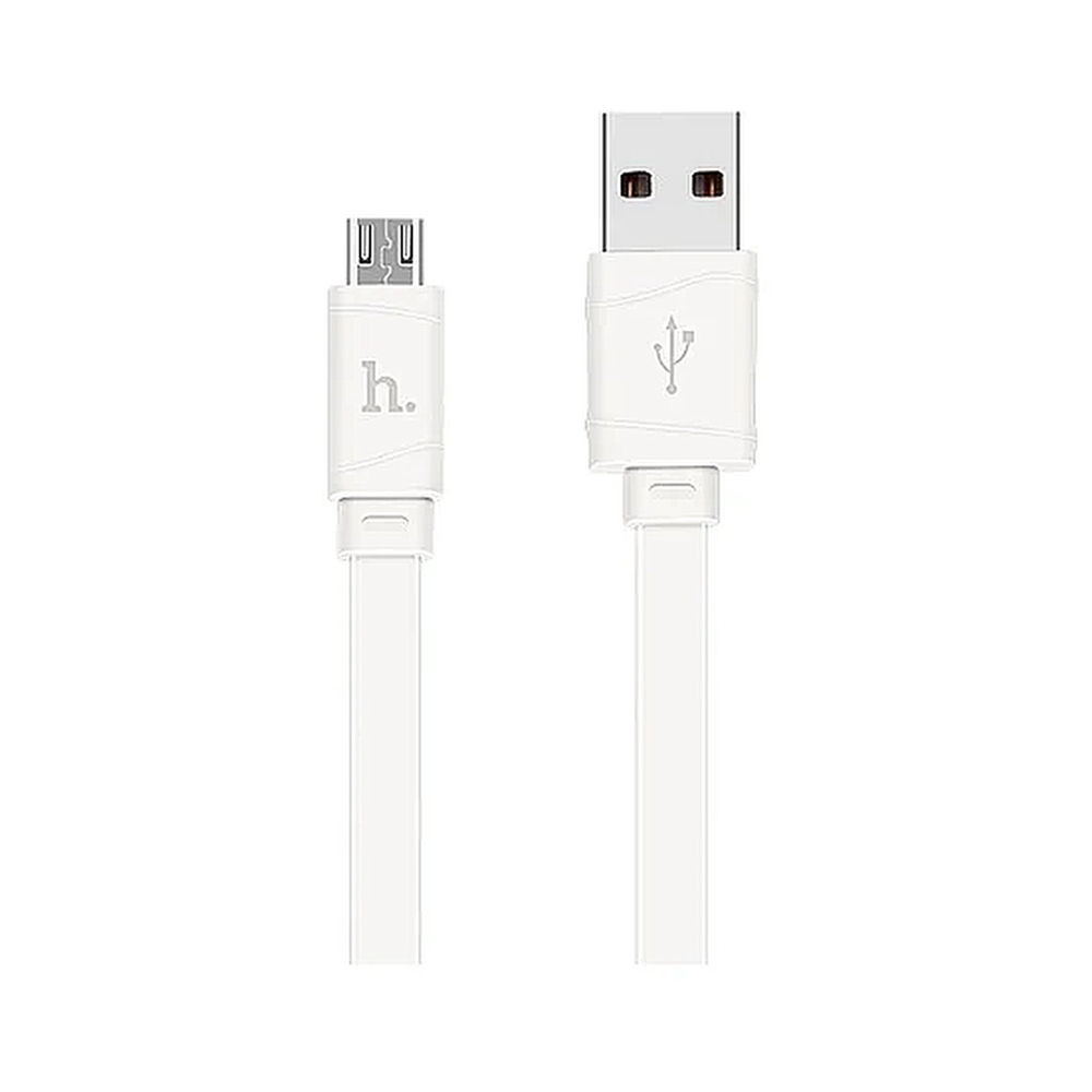 Кабель USB 2.0 hoco X5 бамбук, AM/microBM, белый, 1м — KSKSHOP.RU