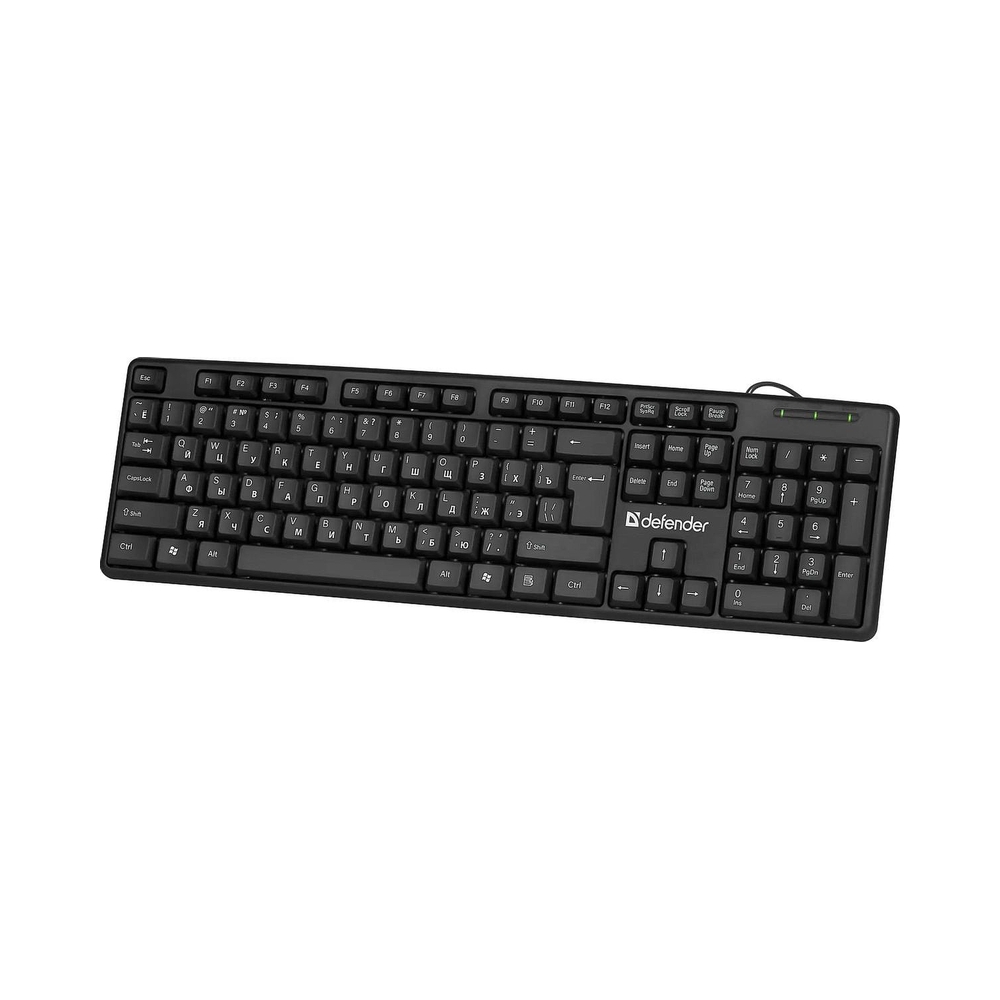 картинка Клавиатура Defender Element HB-520 USB, чёрная от магазина Одежда+