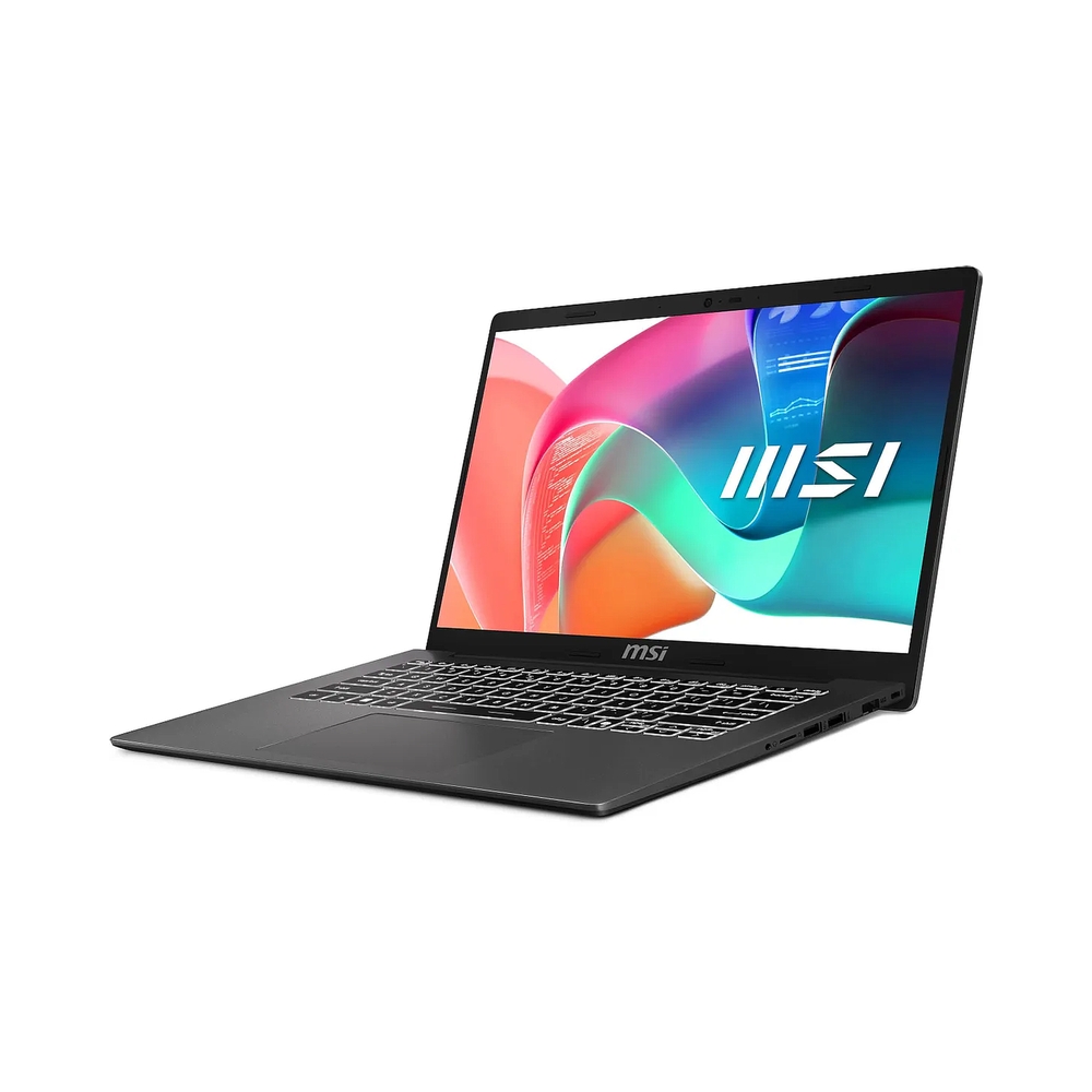 Ноутбук MSI Modern 14 F1MG Core 7 150U 14" FHD (1920*1080)IPS, DDR4 16GB (8GB*2),512GB SSD Intel Graphics,backlight,46.8Whr,1.5kg,Dos,1y,Platinum Gray — KSKSHOP.RU