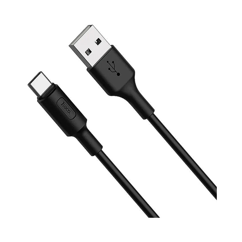 Кабель USB 2.0 hoco X25, AM/Type-C, черный, 1м — KSKSHOP.RU
