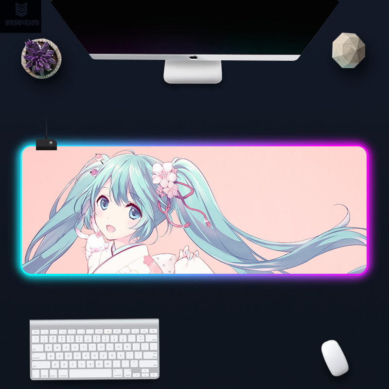 картинка Коврик RGB Hatsune Miku №5 (300x800x4) от магазина Одежда+