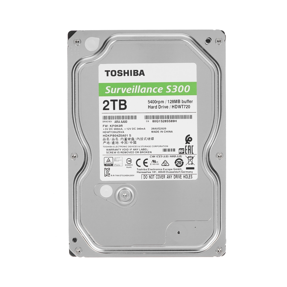 картинка Жесткий диск TOSHIBA S300 [HDWT720UZSVA/HDKPB04Z0A01] 2TB от магазина Одежда+