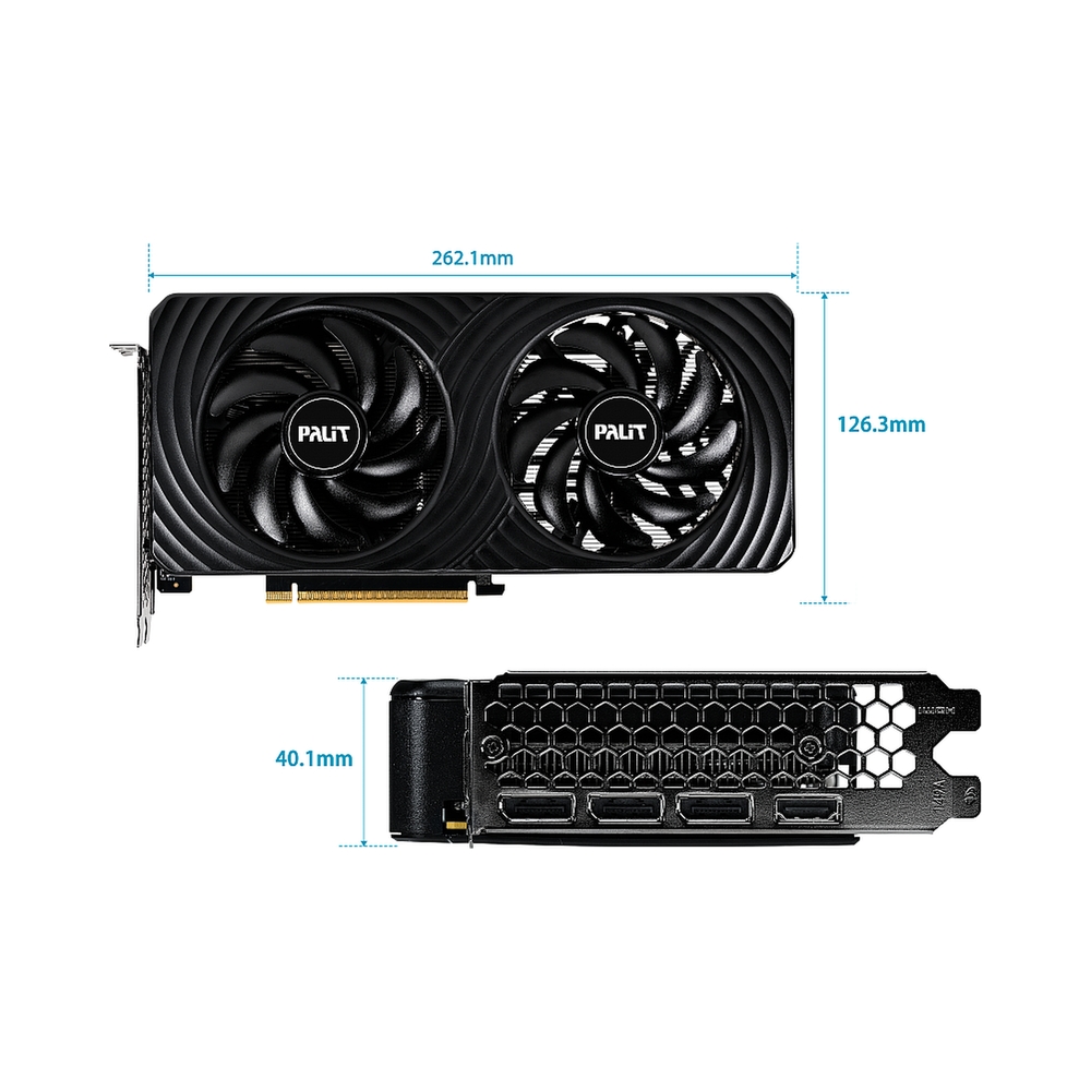 Видеокарта Palit GeForce RTX 5050 Dual OC [NE65050S19P1-GB2070D] — KSKSHOP.RU