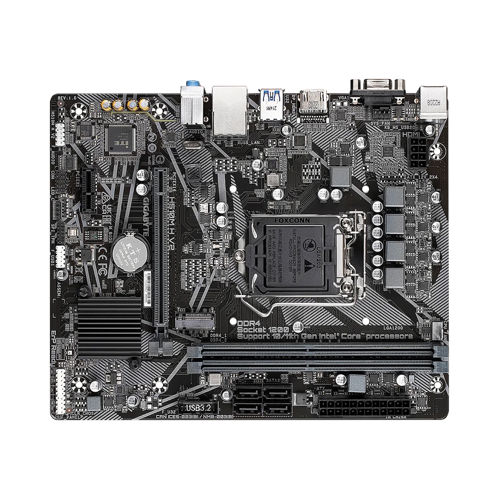 Материнская плата GIGABYTE H510M H V2 — KSKSHOP.RU