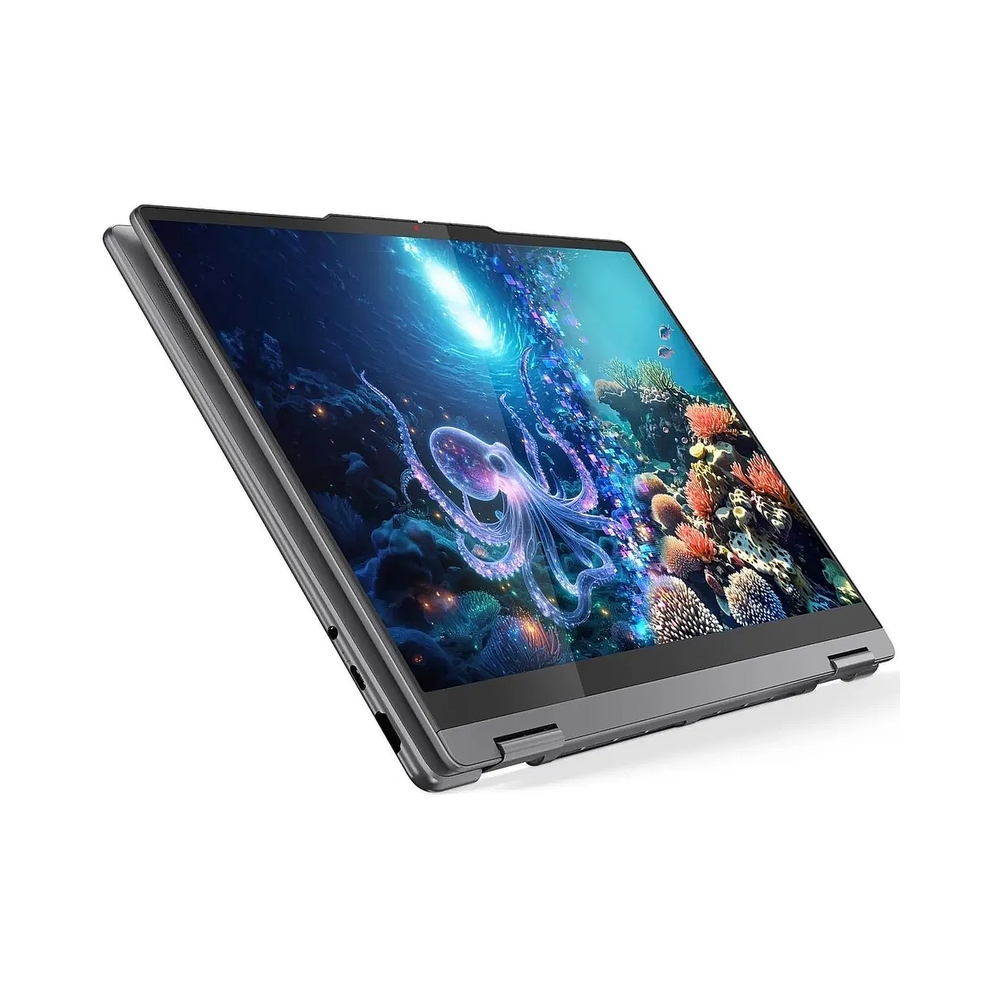 Ноутбук/ Lenovo Yoga 7 2-in-1 14ILL10 14"(1920x1200 OLED)/Touch/Intel Core Ultra 5 226V(2.1Ghz)/16384Mb/512PCISSDGb/noDVD/Int:Intel Arc graphics/Cam/BT/WiFi/70WHr/war 1y/1.38kg/luna grey/Win11Home + 65W, Pen, RU kbd — KSKSHOP.RU