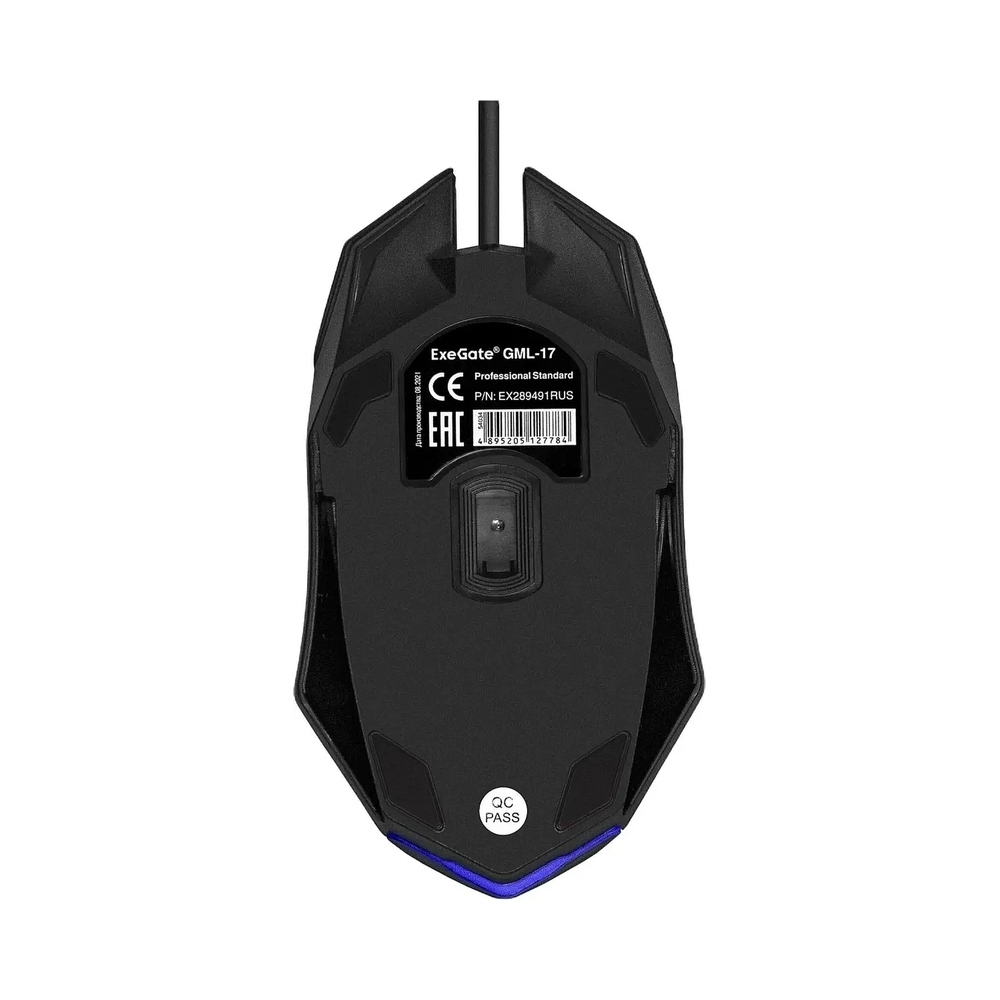 Мышь ExeGate Gaming Standard Laser GML-17 — KSKSHOP.RU