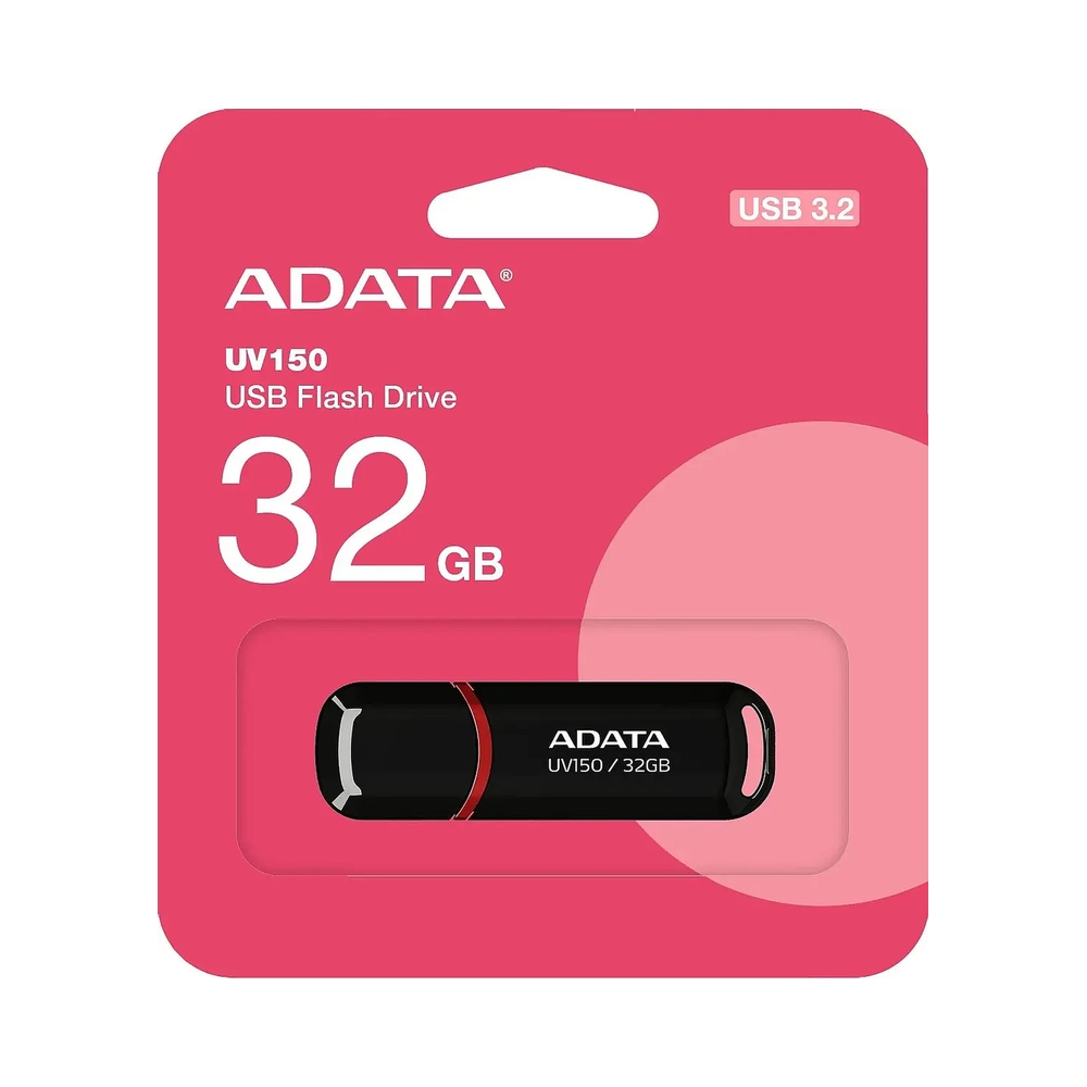 Флеш накопитель ADATA Flash Drive UV150 [AUV150-32G-RBK] 32GB — KSKSHOP.RU