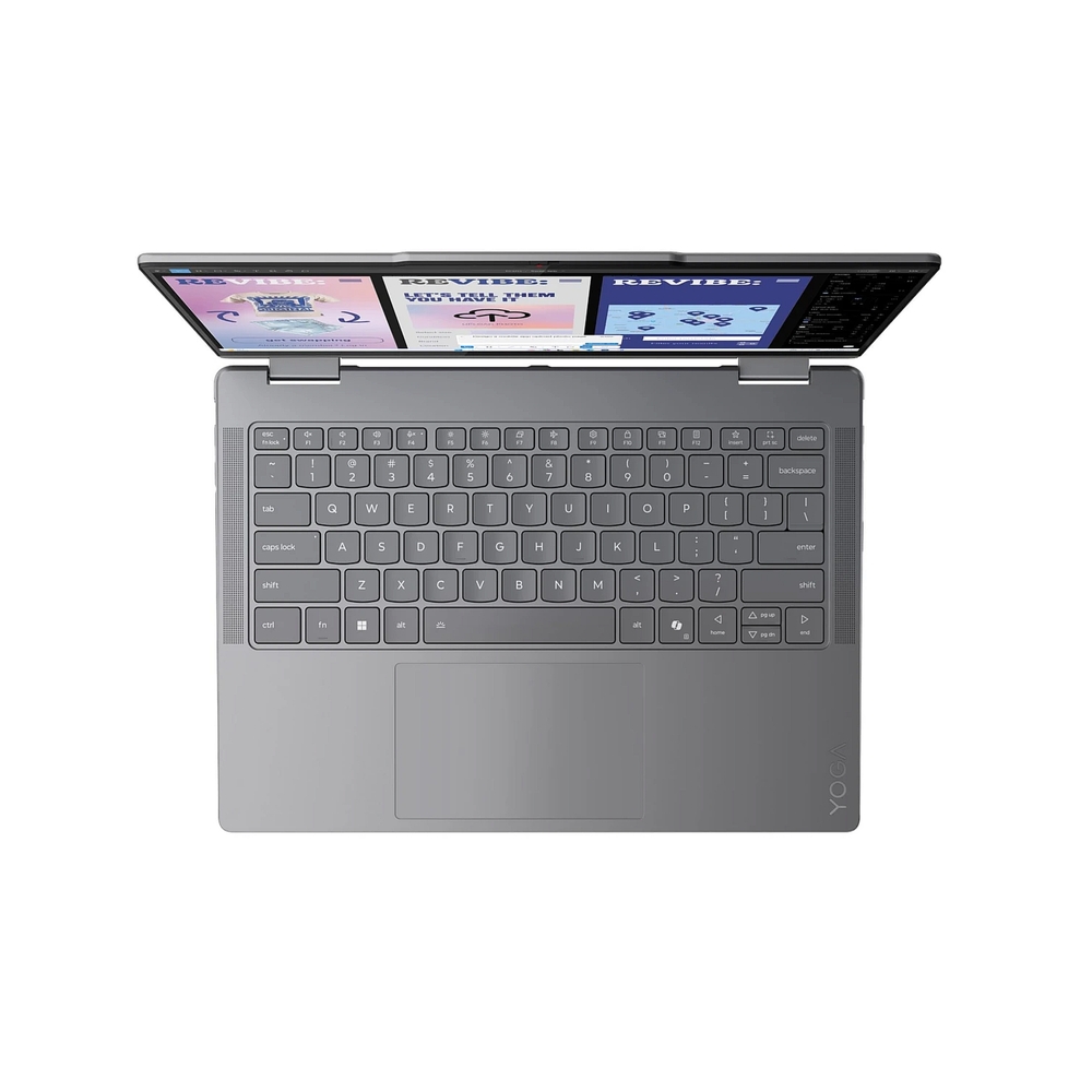 Ноутбук Lenovo Yoga 7 2-in-1 14ILL10 Intel Core Ultra 7 256V 2200MHz/14"/1920x1200 OLED/16GB/512GB SSD/Intel Arc Graphics/Wi-Fi/Bluetooth/Windows 11 Pro (83JQ007YRK_Win11P) Grey — KSKSHOP.RU