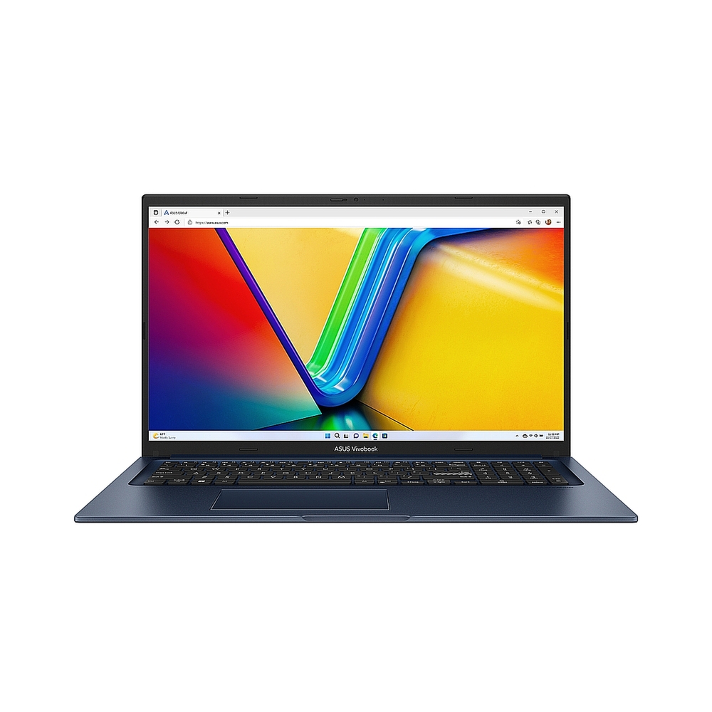 Ноутбук ASUS VivoBook 17 X1704-AU1159 Intel Core i7 150U/16Gb/512Gb SSD/17.3" FHD IPS/No OS Blue (90NB13X2-M00RH0) — KSKSHOP.RU