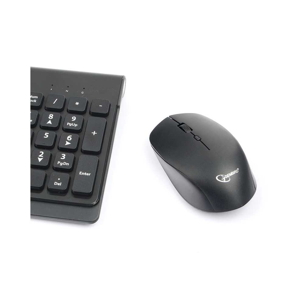 Клавиатура+мышь беспроводная Gembird KBS-7200, черный — KSKSHOP.RU