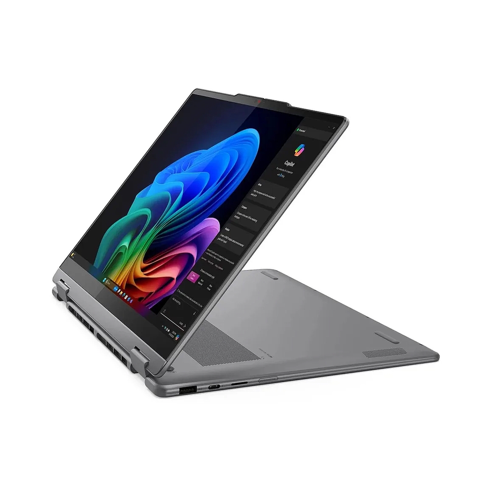Ноутбук/ Lenovo Yoga 7 2-in-1 14ILL10 14"(1920x1200 OLED)/Touch/Intel Core Ultra 5 226V(2.1Ghz)/16384Mb/512PCISSDGb/noDVD/Int:Intel Arc graphics/Cam/BT/WiFi/70WHr/war 1y/1.38kg/luna grey/Win11Home + 65W, Pen, RU kbd — KSKSHOP.RU