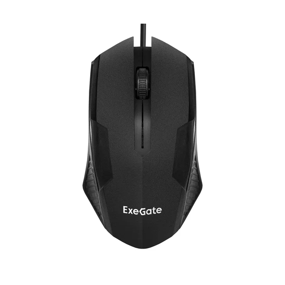 Мышь ExeGate SH-9025L (USB, оптическая, 1000dpi, 3 кнопки, 2м, черная) — KSKSHOP.RU
