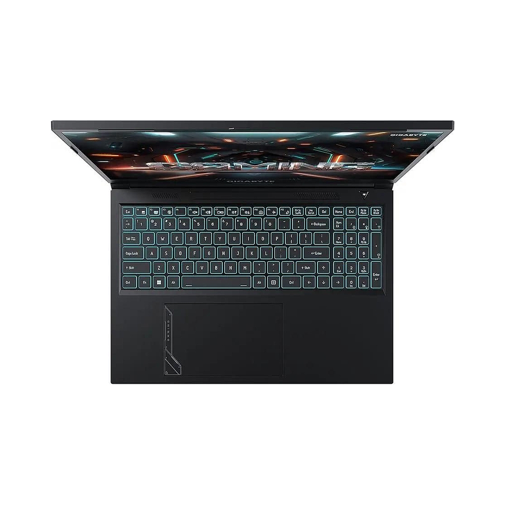 Ноутбук Gigabyte G6 Core i7 12650H 16Gb SSD512Gb NVIDIA GeForce RTX4060 8Gb 16" IPS FHD+ (1920x1200) Free DOS black WiFi BT Cam (KF-G3KZ853SD) — KSKSHOP.RU