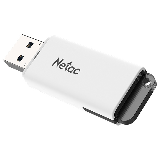 картинка Флеш Диск Netac U185 8Gb <NT03U185N-008G-20WH>, USB2.0 White от магазина Одежда+