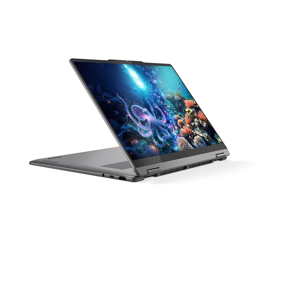 Ноутбук Lenovo Yoga 7 14ILL10 Core Ultra 7 256V 16Gb SSD512Gb Intel Arc 140V 14" OLED Touch WUXGA (1920x1200) без ОС grey WiFi BT Cam (83JQ007YRK) — KSKSHOP.RU