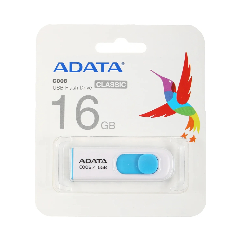 Флеш Диск ADATA C008 [AC008-16G-RWE] 16GB — KSKSHOP.RU