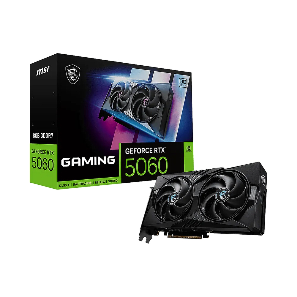 Видеокарта MSI GeForce RTX 5060 GAMING OC [RTX 5060 8G GAMING OC] — KSKSHOP.RU