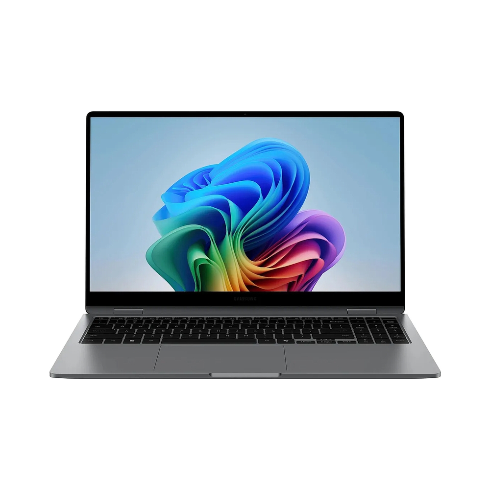Ноутбук Samsung Galaxy Book 5 360 NP750 Core Ultra 7 256V 16Gb SSD512Gb Intel Arc 140V 15.6" AMOLED Touch FHD (1920x1080) Windows 11 Home grey WiFi BT Cam (NP750QHA-LG2IN) — KSKSHOP.RU