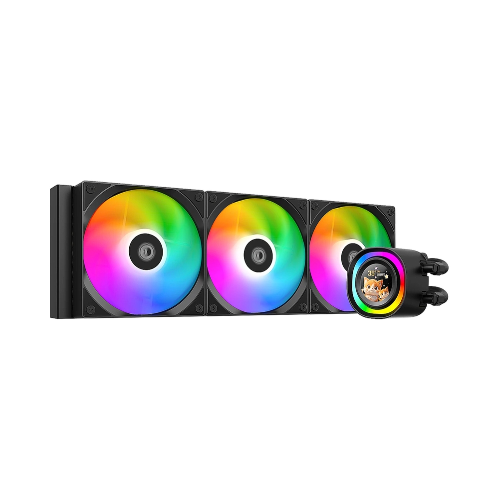 Система водяного охлаждения ID-Cooling FX360 LCD ARGB, черный — KSKSHOP.RU