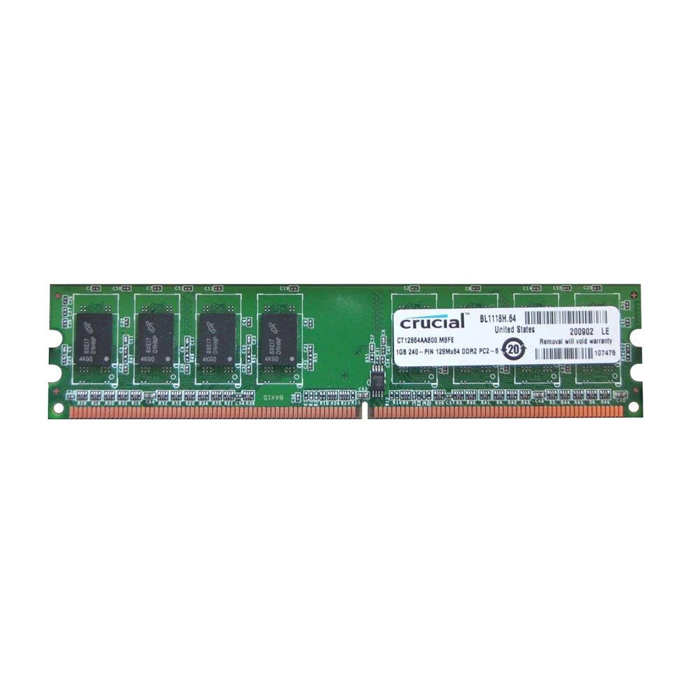 картинка [Б/У] Оперативная память Crucial 1GB DDR2 [CT12864AA800] от магазина Одежда+