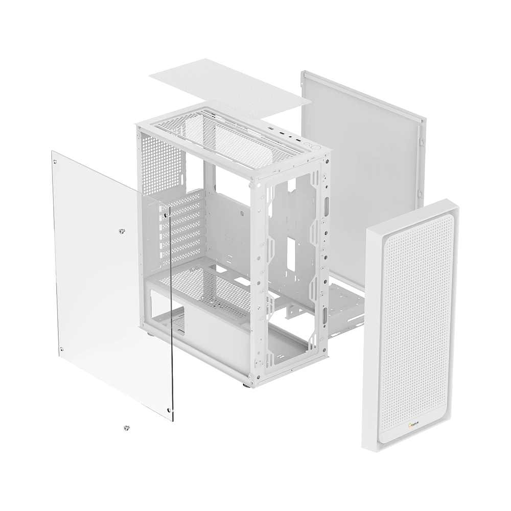 Корпус Ocypus Gamma C50 WH ARGB, белый — KSKSHOP.RU