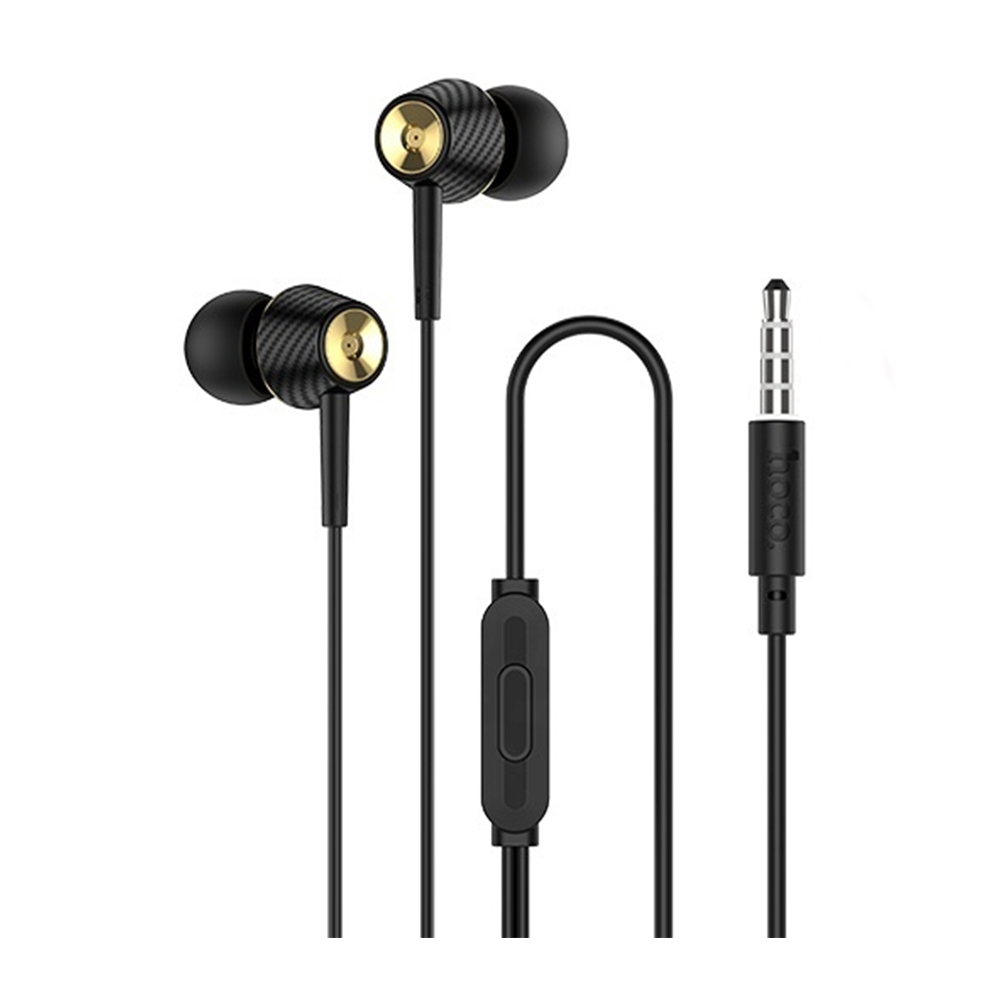 Проводные наушники-вставки с микрофоном Hoco M70, черный — KSKSHOP.RU