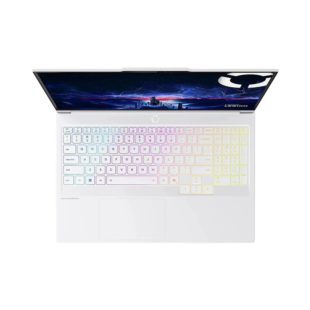 Ноутбук Lenovo Legion 7 16IAX10 Core Ultra 9 275HX 32Gb SSD1Tb NVIDIA GeForce RTX 5060 8Gb 16" OLED WQXGA (2560x1600) без ОС white WiFi BT Cam (83KY0051RK) — KSKSHOP.RU
