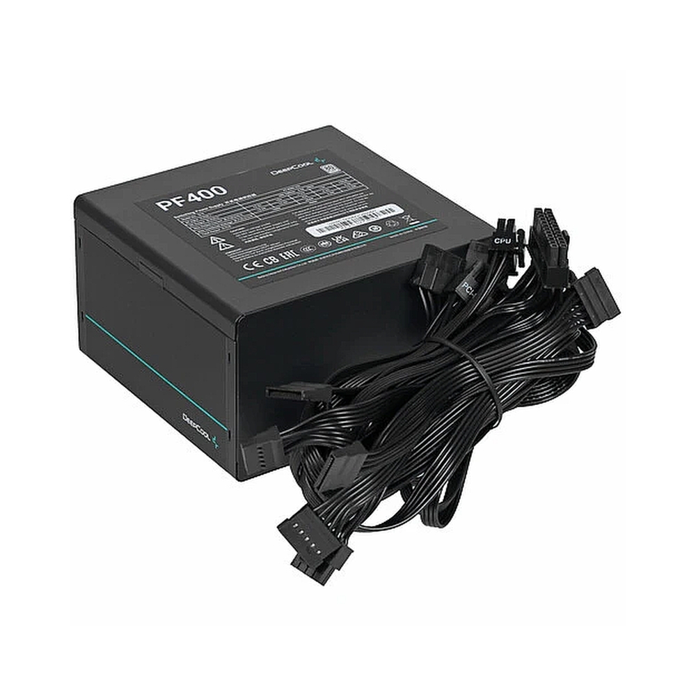 Блок питания Deepcool ATX 400W PF400 V2 80 PLUS WHITE (20+4pin) APFC 120mm fan 6xSATA RTL — KSKSHOP.RU