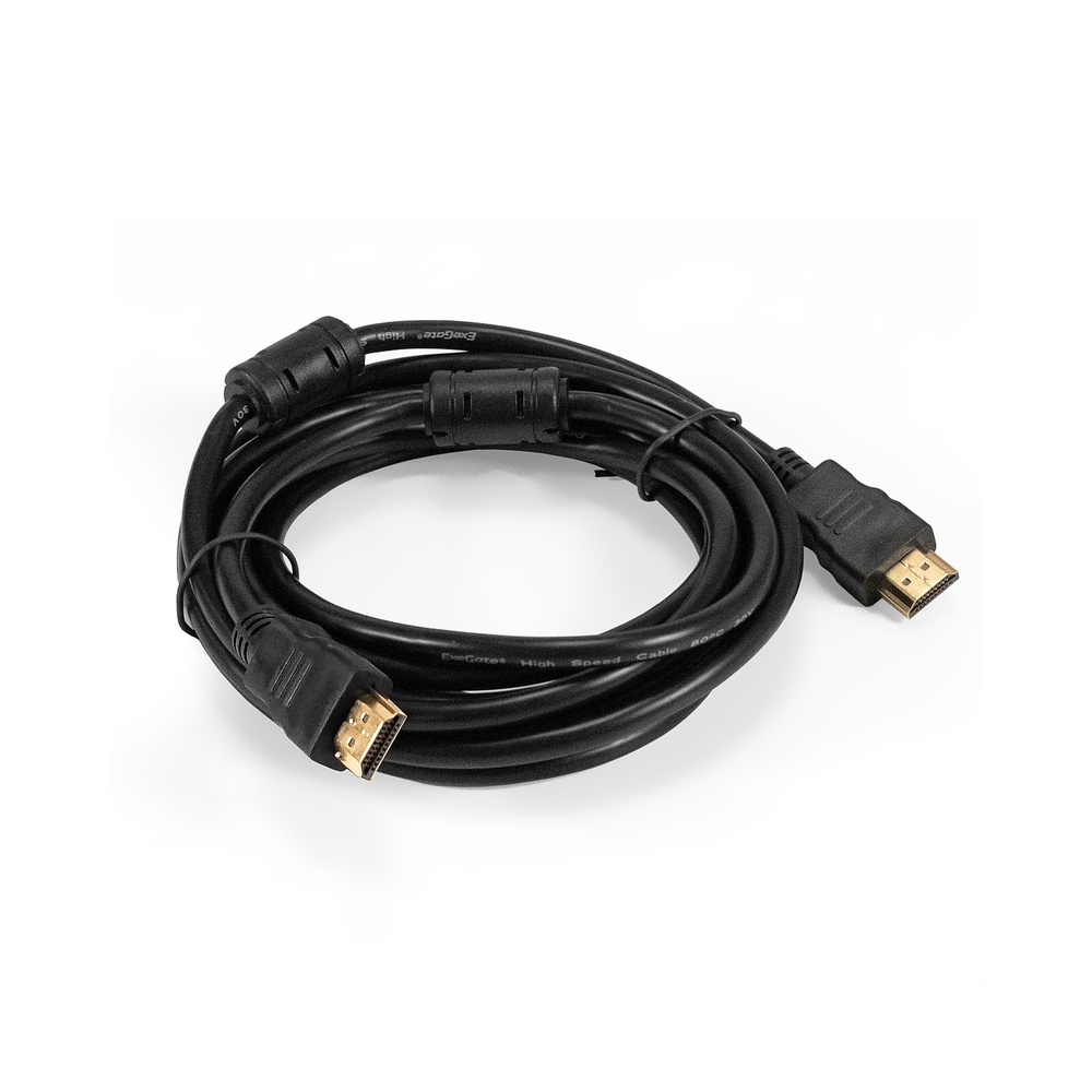 Кабель ExeGate [EX-CC-HDMI-3.0F] HDMI - HDMI, 3м — KSKSHOP.RU