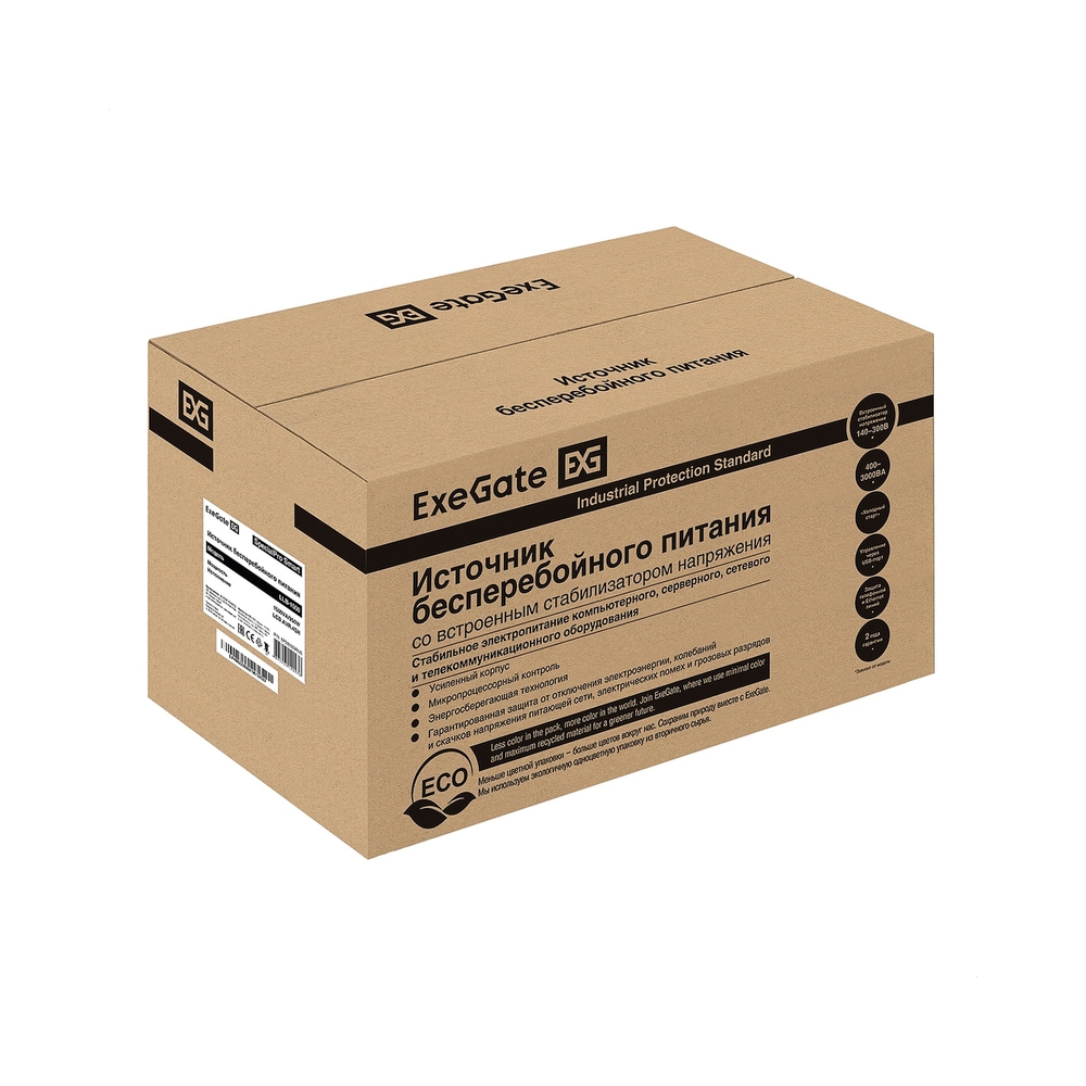 ИБП ExeGate SpecialPro Smart 1500VA/950W, LCD, AVR, 4 евророзетки — KSKSHOP.RU