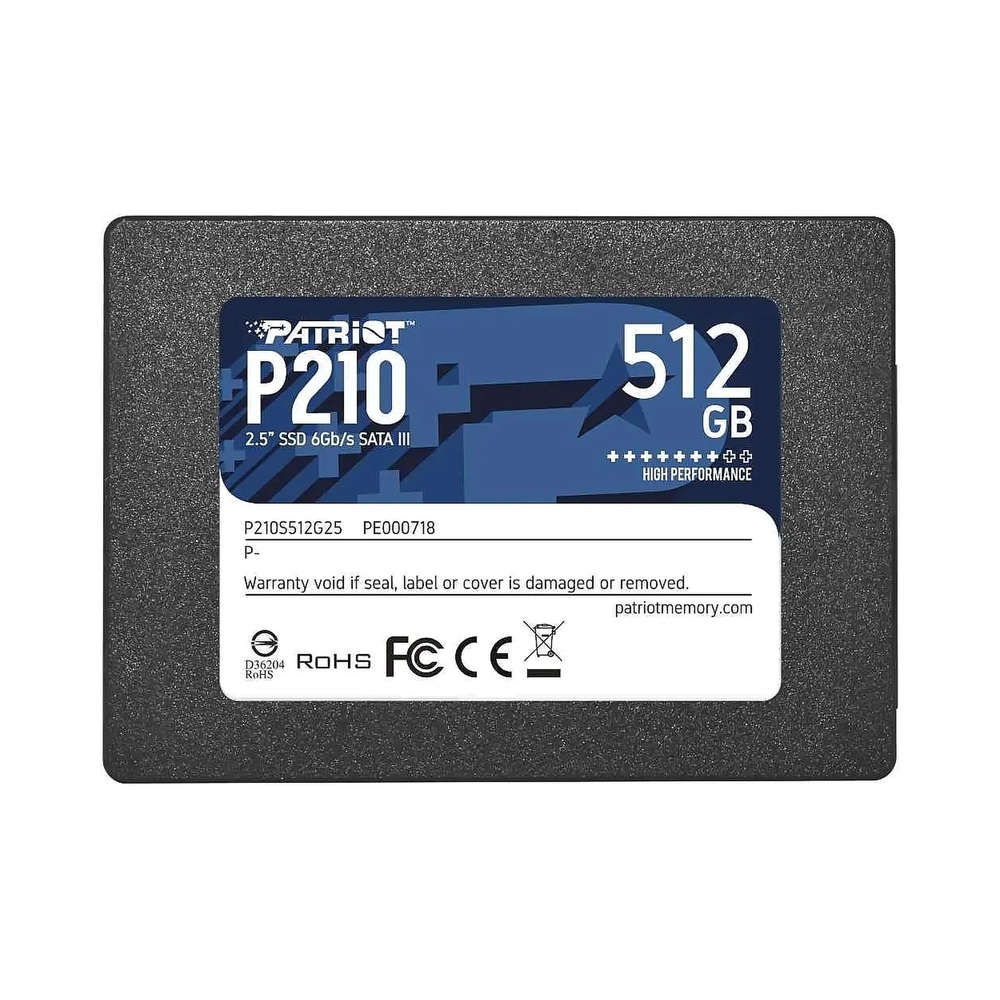Накопитель SSD Patriot Memory P210 [P210S512G25] 512Gb — KSKSHOP.RU