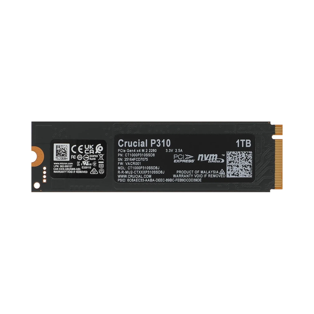 Накопитель SSD Crucial P310 [CT1000P310SSD8] 1TB — KSKSHOP.RU