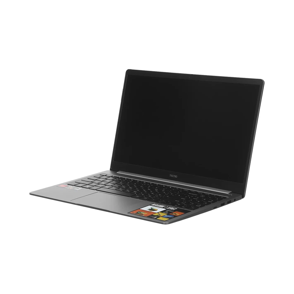 Ноутбук Tecno MegaBook T15DA Ryzen 5 7430U 8Gb SSD512Gb AMD Radeon Graphics 15.6" IPS FHD (1920x1080) Windows 11 Home grey WiFi BT Cam 6140mAh (71003300345) — KSKSHOP.RU