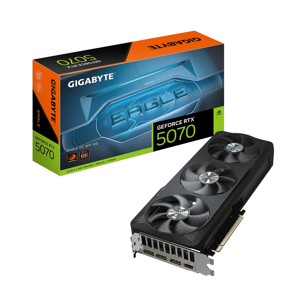 картинка Видеокарта GIGABYTE GeForce RTX 5070 EAGLE [GV-N5070EAGLE OC-12GD 1.0] от магазина Одежда+