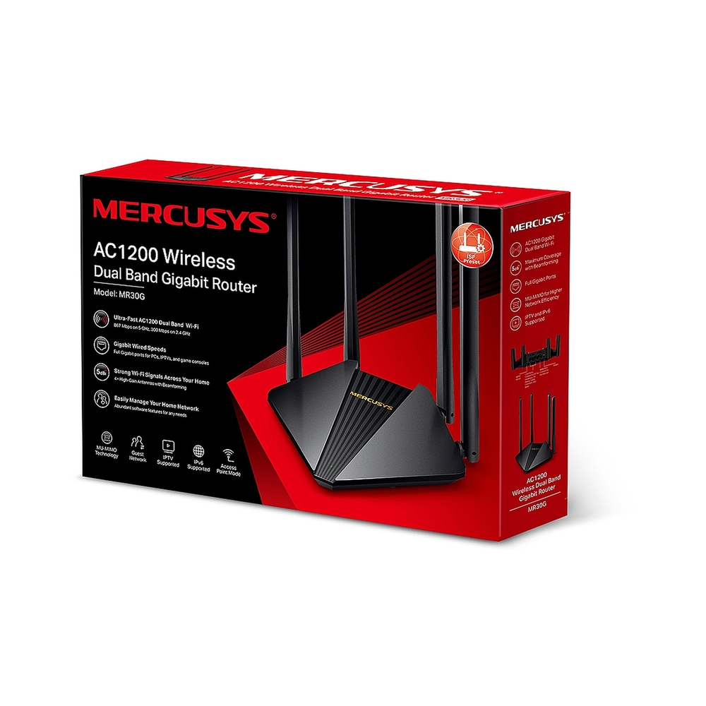 картинка Wi-Fi роутер Mercusys MR30G от магазина Одежда+