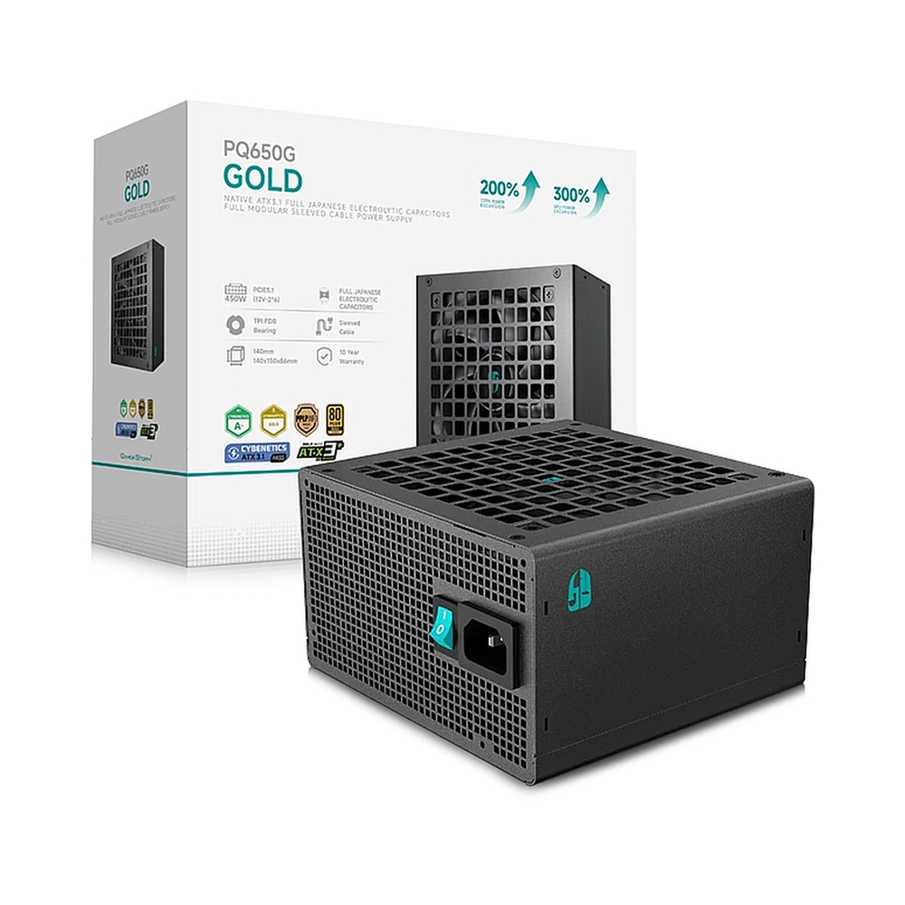 Блок питания DEEPCOOL / GamerStorm PQ650G [R-PQ650G-FD0B-WGEU-V1], черный — KSKSHOP.RU