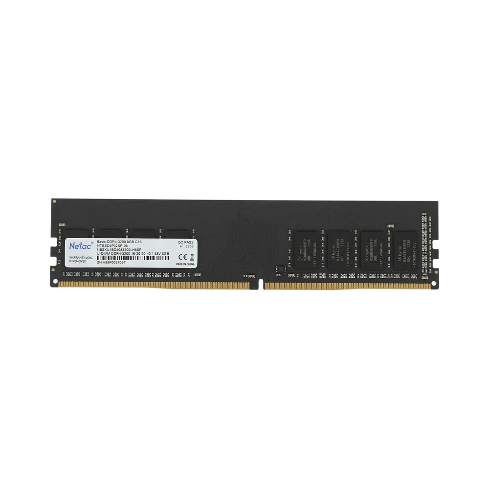 Оперативная память Netac Basic [NTBSD4P32SP-08] 8GB D4 — KSKSHOP.RU