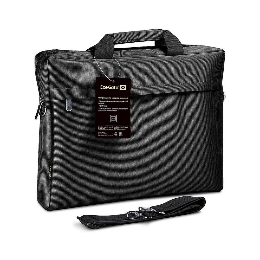 Сумка 15.6" ExeGate Start  S15 Black [EX205135RUS], черная — KSKSHOP.RU