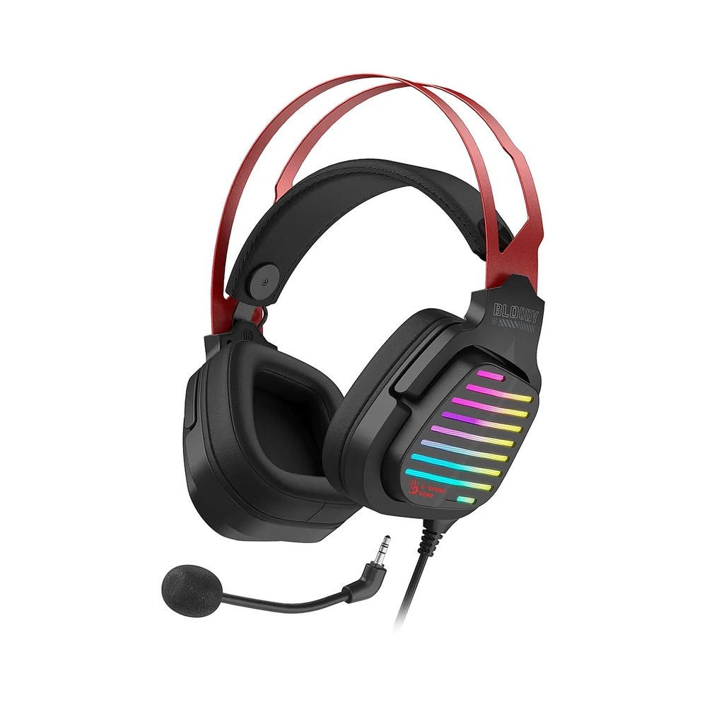 Наушники с микрофоном A4Tech Bloody G560, черный/красный — KSKSHOP.RU