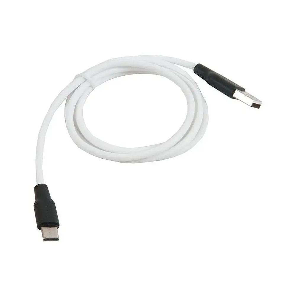 Кабель USB HOCO X21 Silicone Type-C - Type-C, 2.0А, 3.0A, длина 1.0м, белый — KSKSHOP.RU