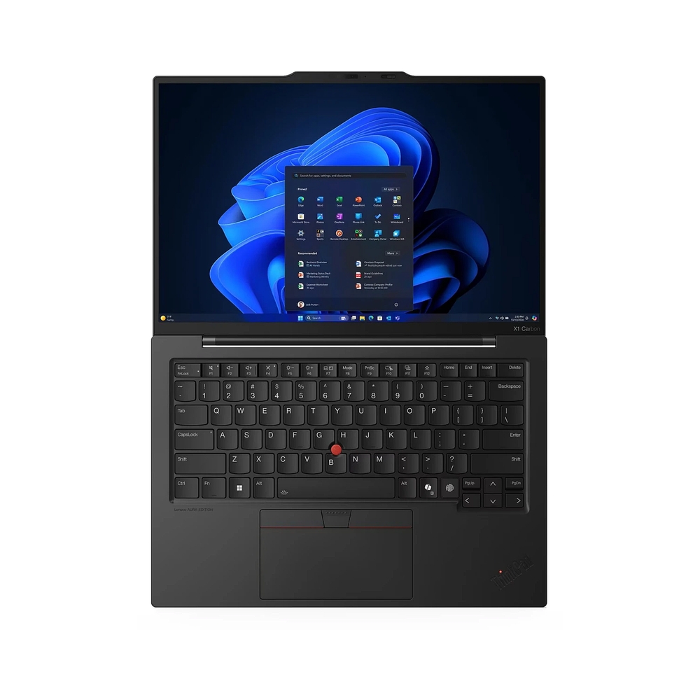Lenovo ThinkPad X1 Carbon Gen 13 Aura Edition Intel Core Ultra 7 268V 2200MHz/14"/2880x1800/32GB/1024GB SSD/Intel Arc/Wi-Fi/Bluetooth/Windows 11 Pro (21NS005RUS) Black — KSKSHOP.RU