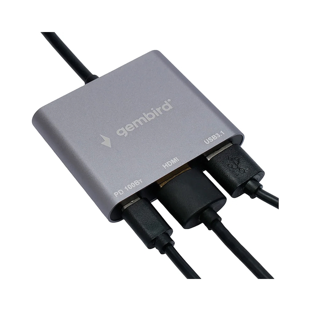 Док-станция Type-C Gembird UHB-D2 — KSKSHOP.RU