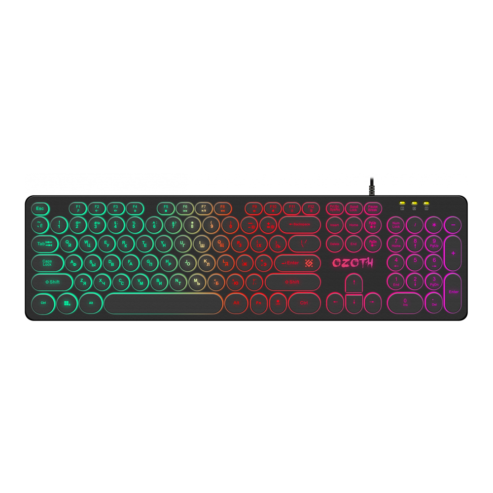 Клавиатура DEFENDER OZOTH GK-106 BLAC — KSKSHOP.RU