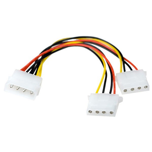 картинка Переходник питания Molex (M) to 2xMolex (F) 15см от магазина Одежда+
