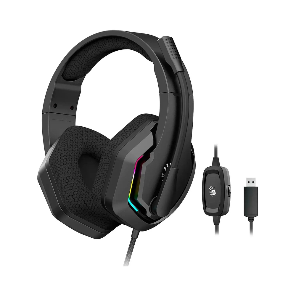 Наушники с микрофоном A4Tech Bloody G260 черный 2м USB — KSKSHOP.RU