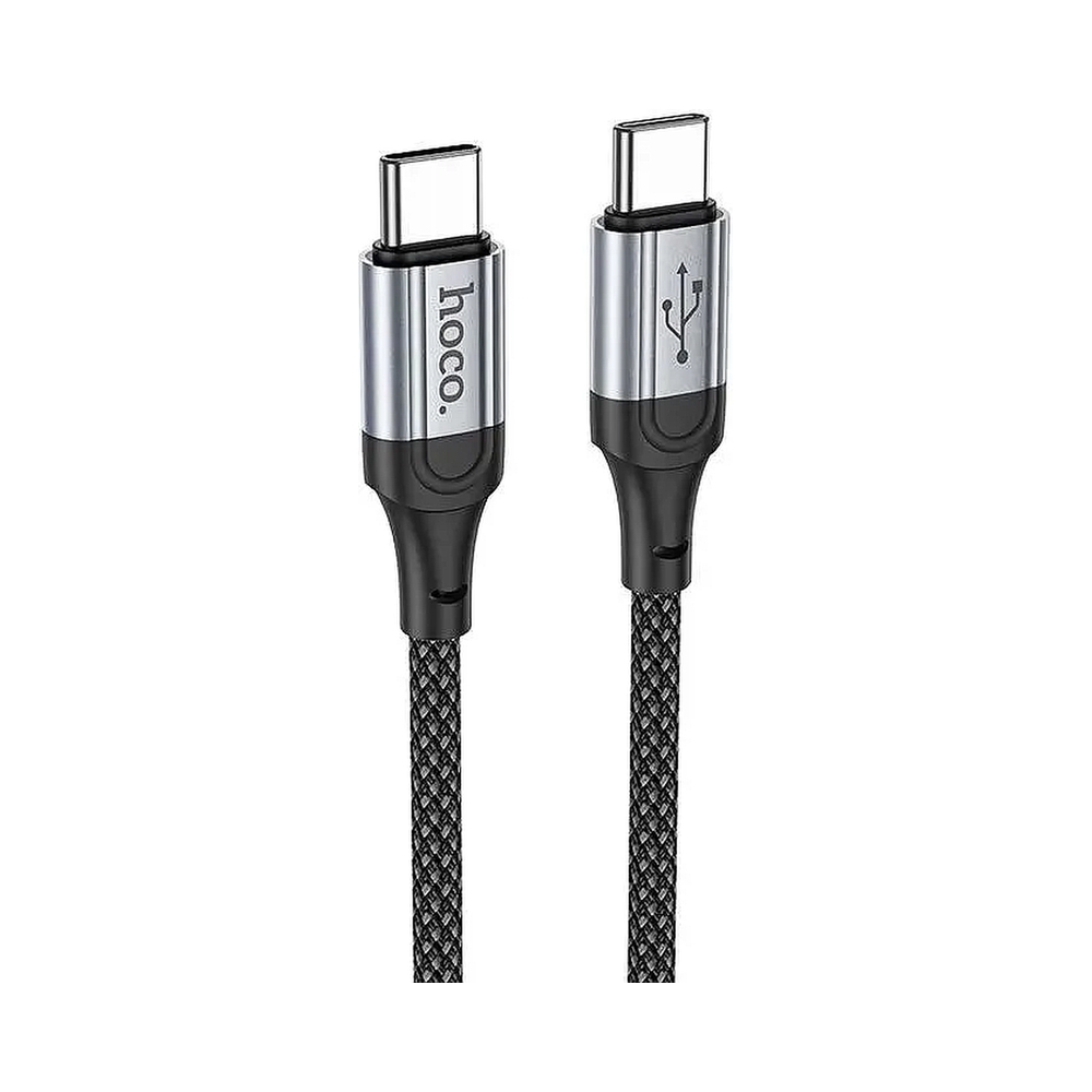 картинка Кабель Hoco X102 Fresh Type-C USB (m)-USB Type-C (m) 1м черный от магазина Одежда+